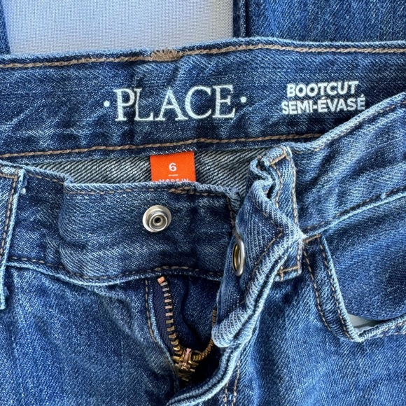 Kids Children’s Place Bootcut Jeans Size 6 Button Zip Lot of 2 - Picture 11 of 11